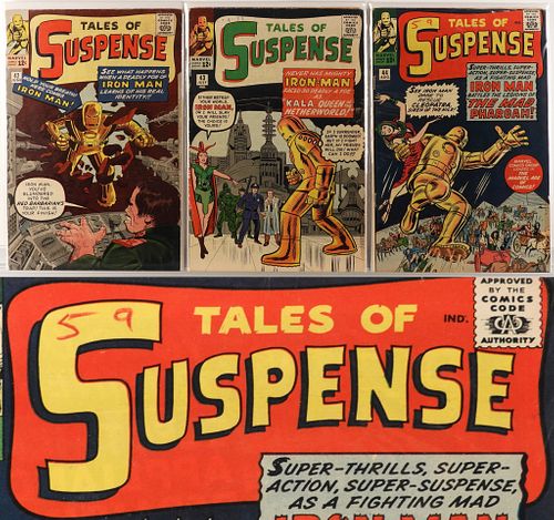 3PC Marvel Comics Tales of Suspense #42-#44