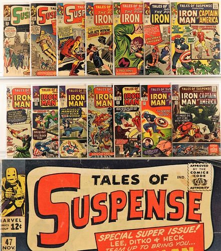 14PC Marvel Tales Of Suspense #43-#69 Partial Run