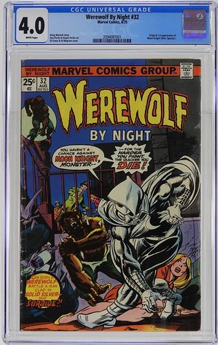 Marvel Comics Werewolf By Night #32 CGC 4.0