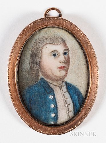 American School, 18th Century      Portrait of Major Nathaniel Ruggles of Roxbury, Massachusetts