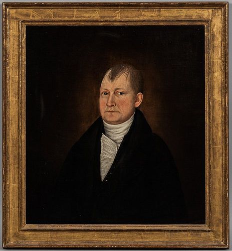 John Brewster Jr. (Connecticut/Maine, 1766-1854)      Portrait of a Gentleman