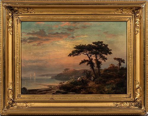 Edward Moran (Pennsylvania/New York, 1829-1901)      Seascape