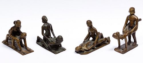 Erotic Bronze Figurine Assortment