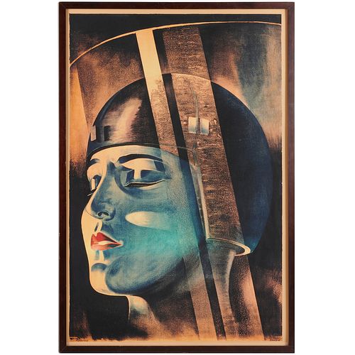Klebrand, vintage Metropolis movie poster