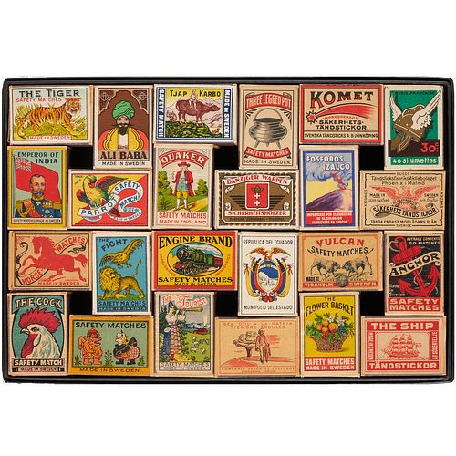 Vintage matchbox collection