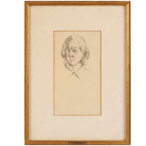 Paul Cezanne, portrait print