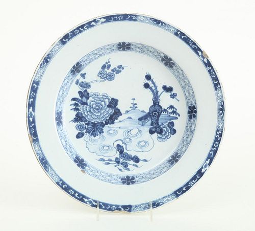 DUTCH BLUE AND WHITE DELFT CHARGER