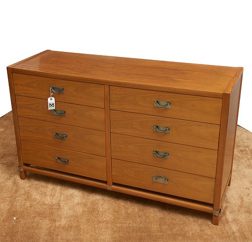 Hickory "Tung Si" six-drawer dresser