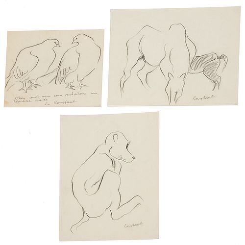 George Constant, (3) animal sketches