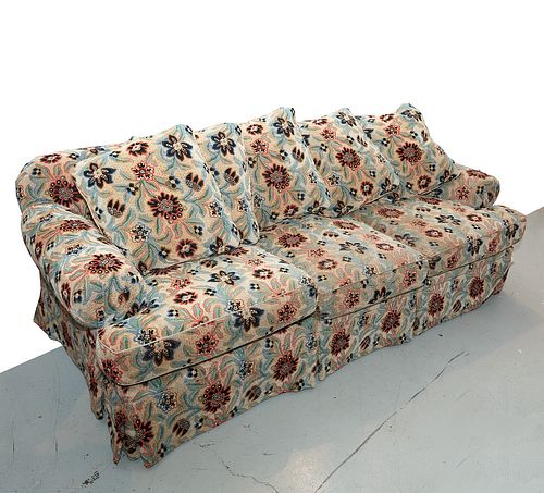 Nice Designer floral upholstered sofa