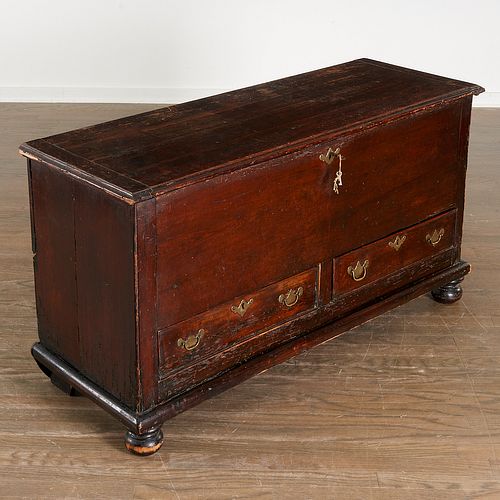 Early American blanket chest
