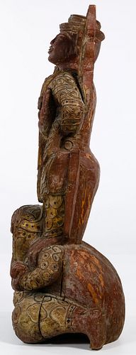 Thai Gilt Wooden Sculpture