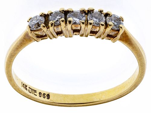 JTC (Zales) 14k Gold and Diamond Ring