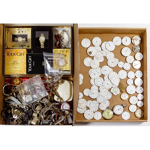 Pocket Watch and Wrist Watch and Part Assortment