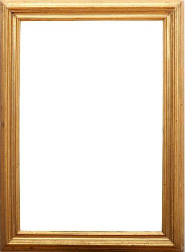 ITALIAN BAROQUE STYLE GILTWOOD PICTURE FRAME