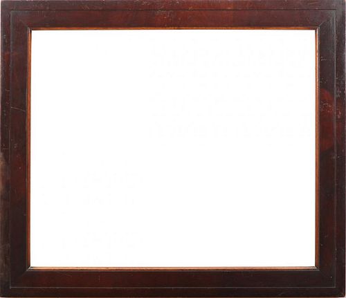 FRENCH MAHOGANY FLAT PICTURE FRAME