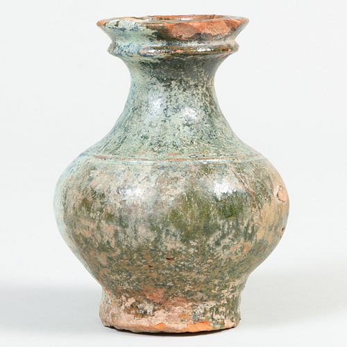 Chinese Green Glazed Pottery Jar