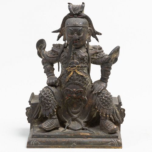 Chinese Bronze Figure of Guandi