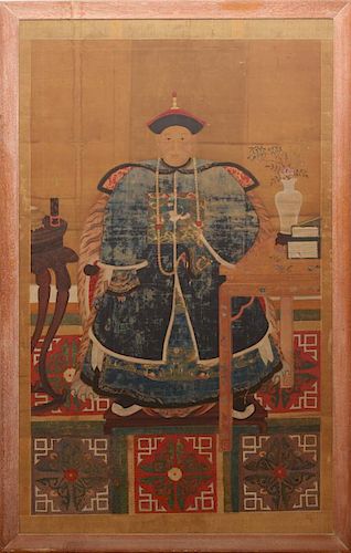 CHINESE SCHOOL: ANCESTOR PORTRAIT OF AN OFFICIAL