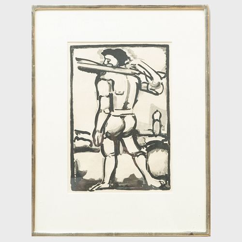  Georges Rouault (1871-1958): L'homme debout
