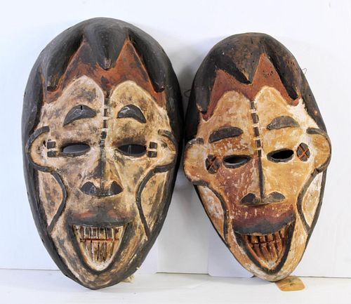 (2) Elu Spirit Masks Nigeria