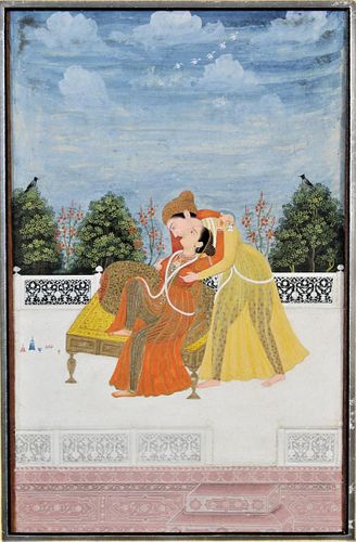 Indian Miniature (17th-18th C.) Mughal, Gouache