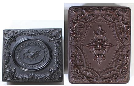 U..S. Thermoplastic Cases with Tintypes 1850's