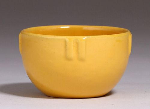 Small Bauer Yellow Indian Bowl c1920s