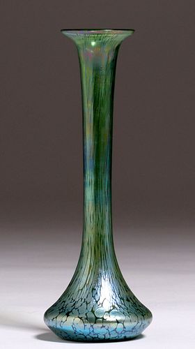 Tall Loetz Art Glass Vase c1910
