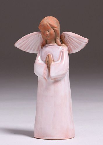 California Faience Ceramic Angel Gemma Traversi c1940s