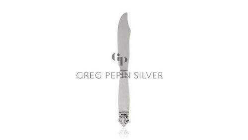 Georg Jensen Acanthus Cheese Knife Silver Blade