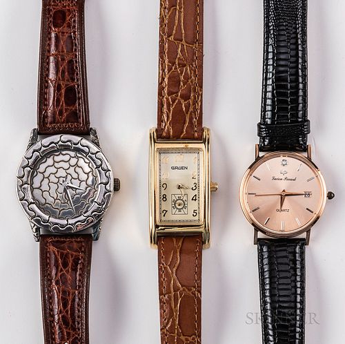 Three Contemporary Wristwatches