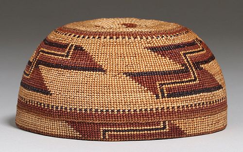 Native American - Hupa Hat Basket c1920s