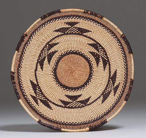 Native American Hupa Plaque c1920s