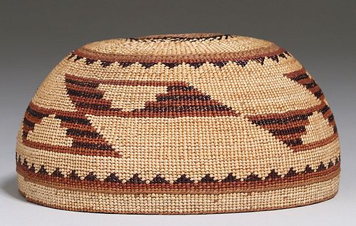 Native American - Hupa Hat Basket c1920s