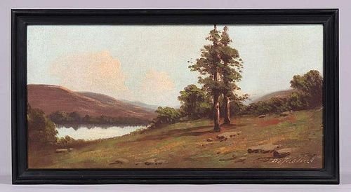 Richard Detreville California Landscape Painting c1910