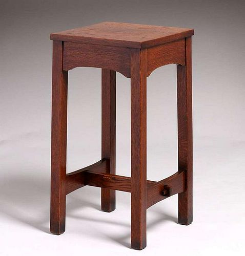 Early Gustav Stickley Square Plant Stand c1902