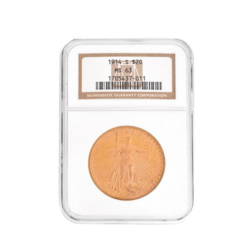 1914-S Saint-Gaudens Gold $20.00