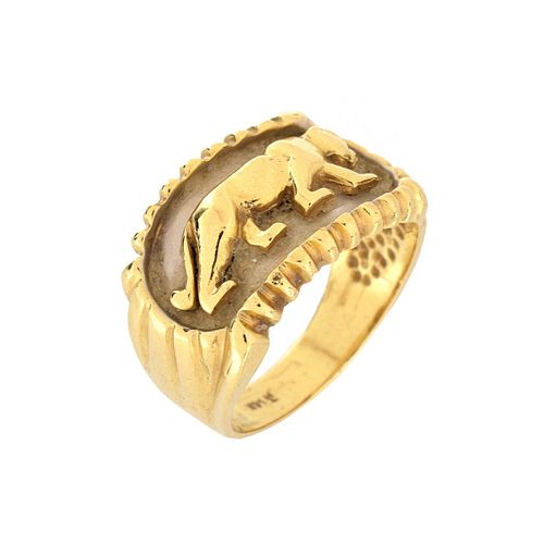 Cartier style 14K Ring