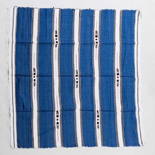 Two African Cotton Blue and White Textiles
