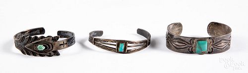 Vintage southwestern Native American bracelets