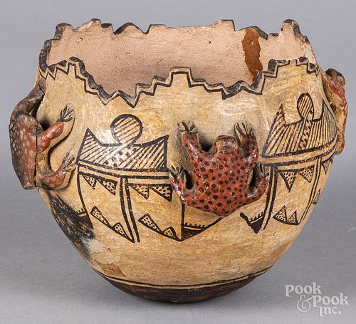 Zuni Indian pottery vessel