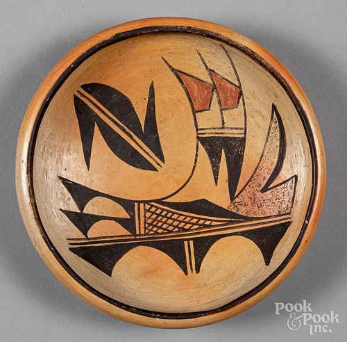 Hopi Indian pottery bowl