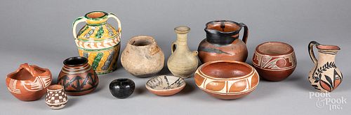 Group of Native American Indian and tribal potter