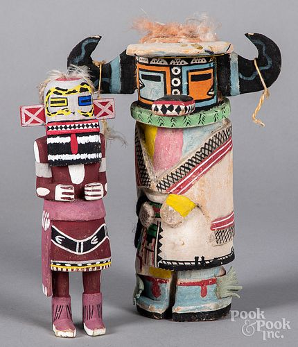 Two vintage Hopi Indian Kachina figures