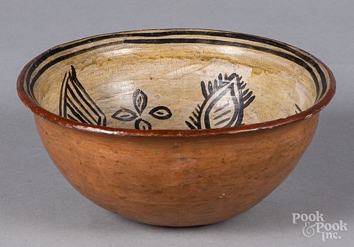 Tesuque Pueblo Indian pottery vessel