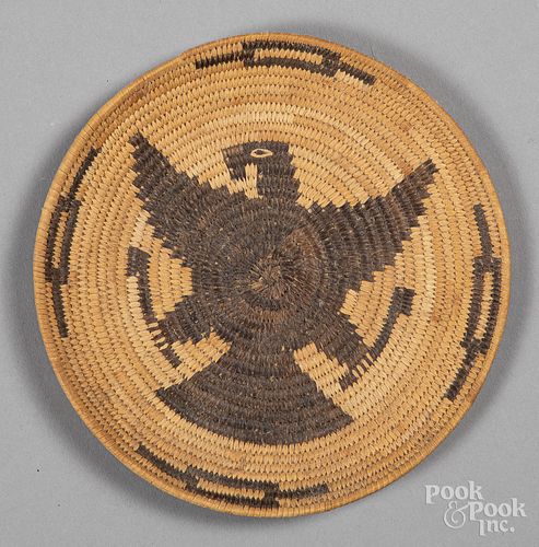 Pima Indian basketry tray