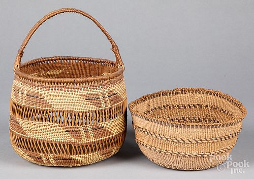 Northern California Native American Indian basket