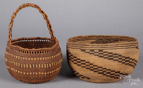 Northern California Native American Indian basket