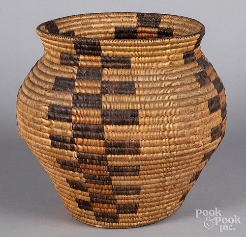Jicarilla Apache Indian basketry split willow oll